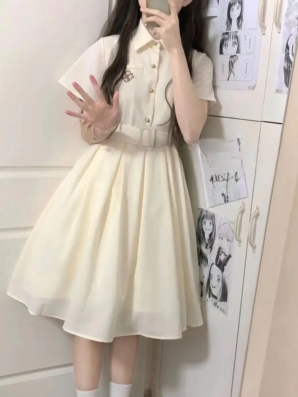 Robe Japonaise Ceinturée - Image 2