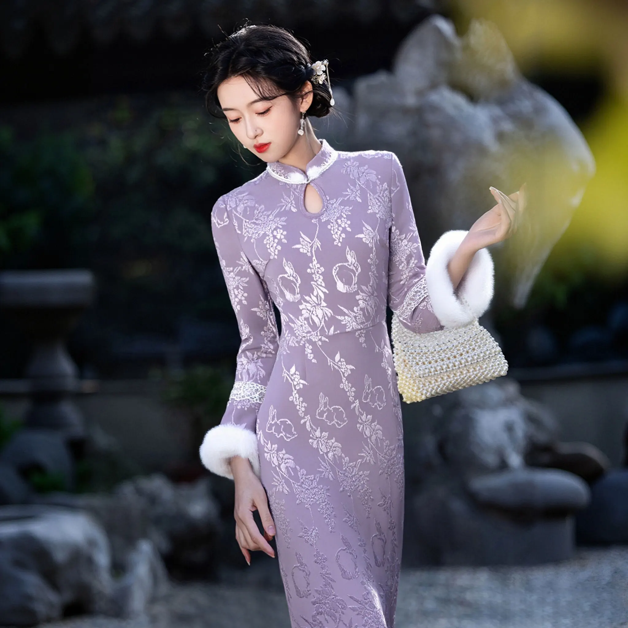 Robe Japonaise Jacquard - Image 5