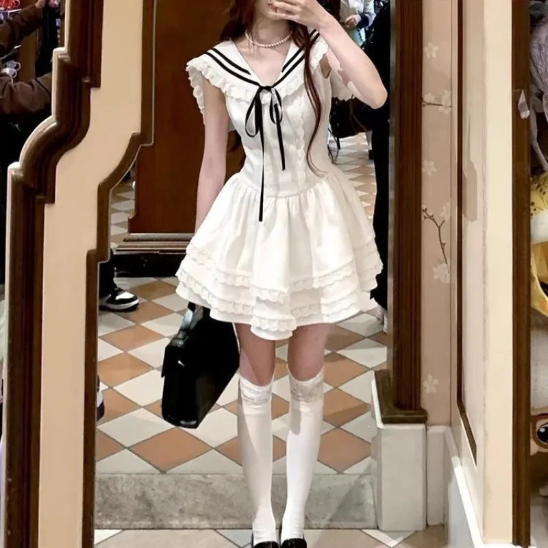 Robe Japonaise Lolita Blanche - Image 3