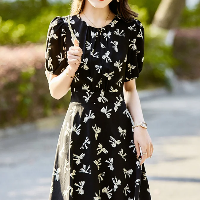 Robe Japonaise Motif Noeuds - Image 2