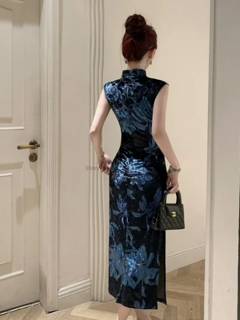 Robe Japonaise Veloutée élégante - Image 2