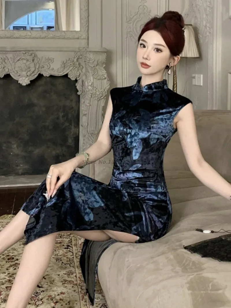 Robe Japonaise Veloutée élégante - Image 3