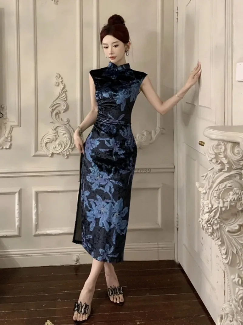 Robe Japonaise Veloutée élégante - Image 4