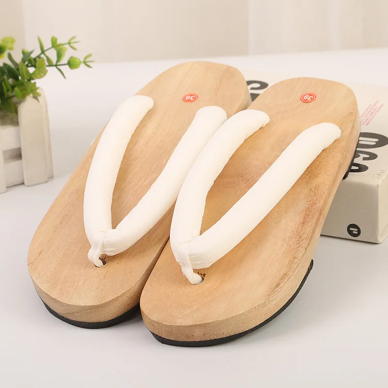 Sabot Geta Japonais Uni en Bois - Image 3