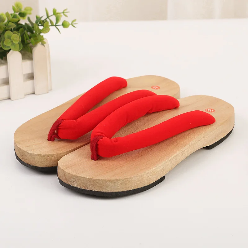 Sabot Geta Japonais Uni en Bois - Image 4