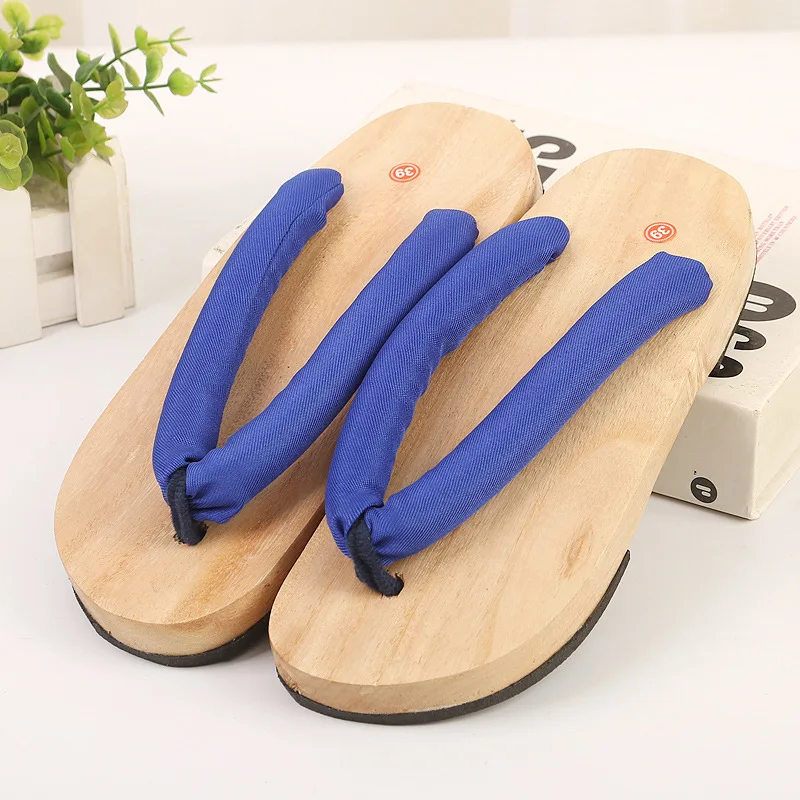 Sabot Geta Japonais Uni en Bois - Image 6