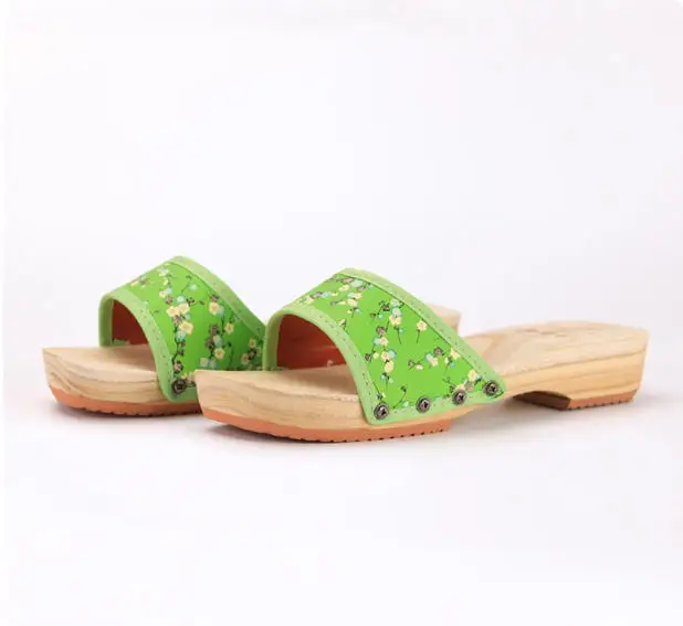 Sabot Geta Japonaise Vert - Image 2