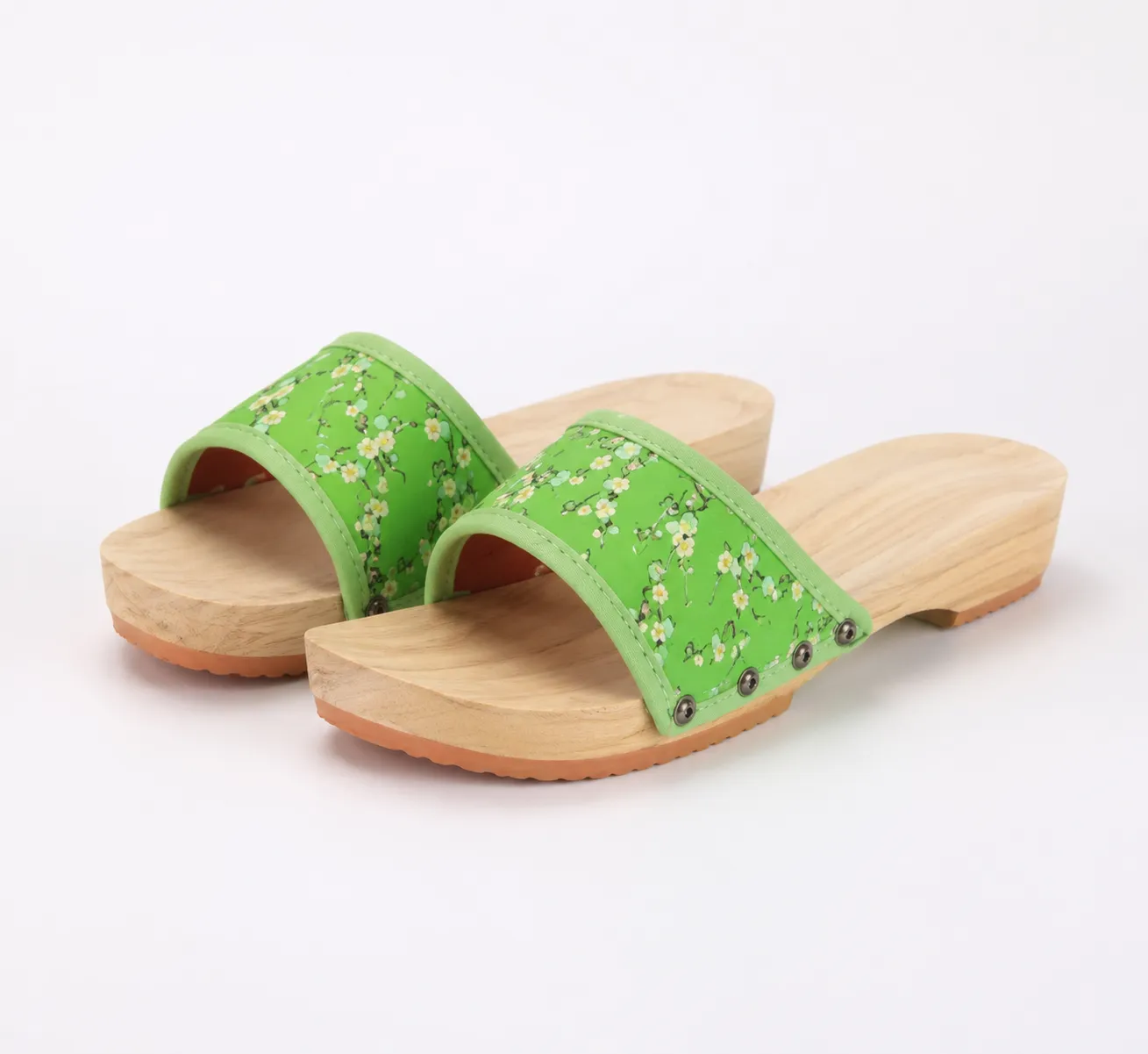Sabot Geta Japonaise Vert - Image 3