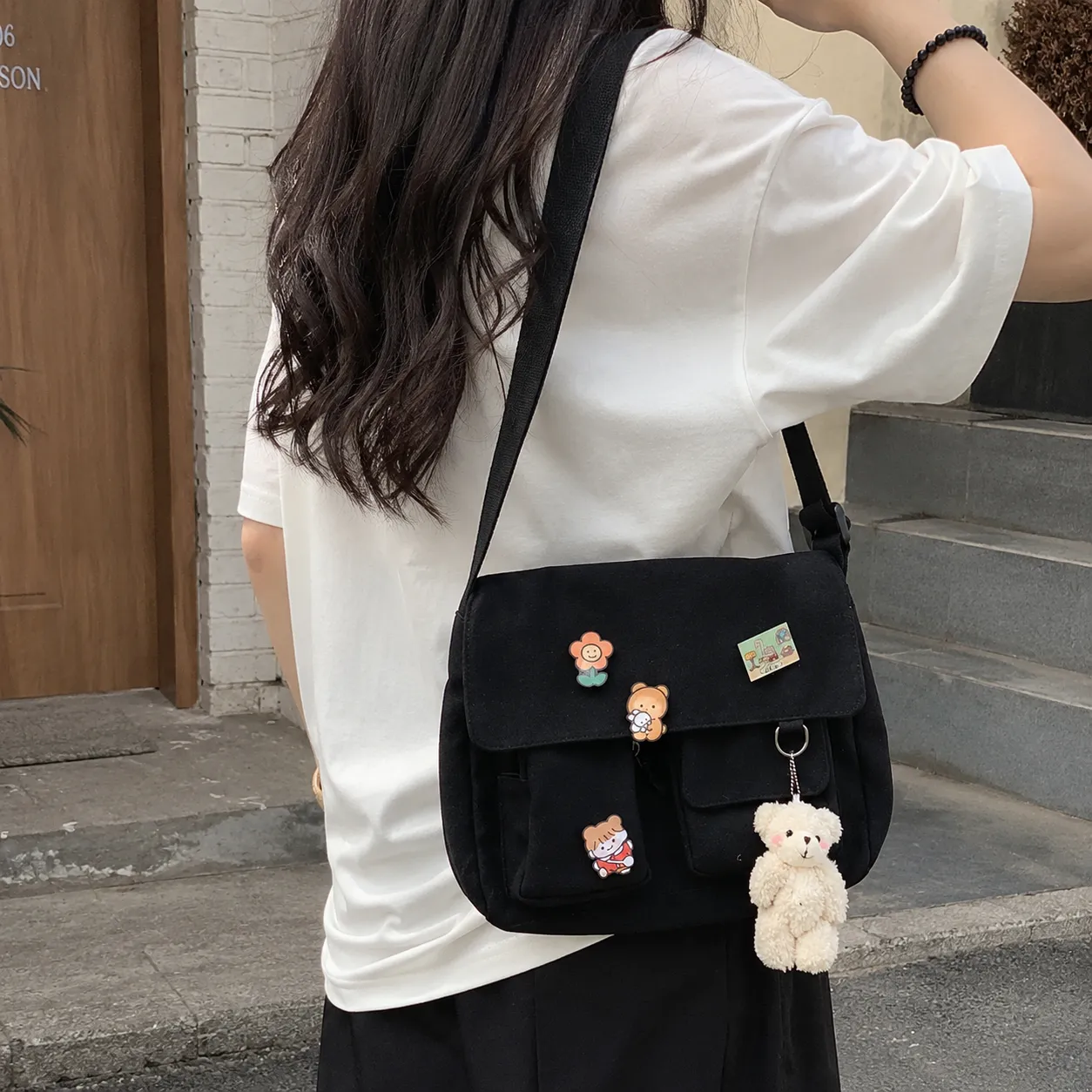 Sac Bandoulière Japonais Ourson