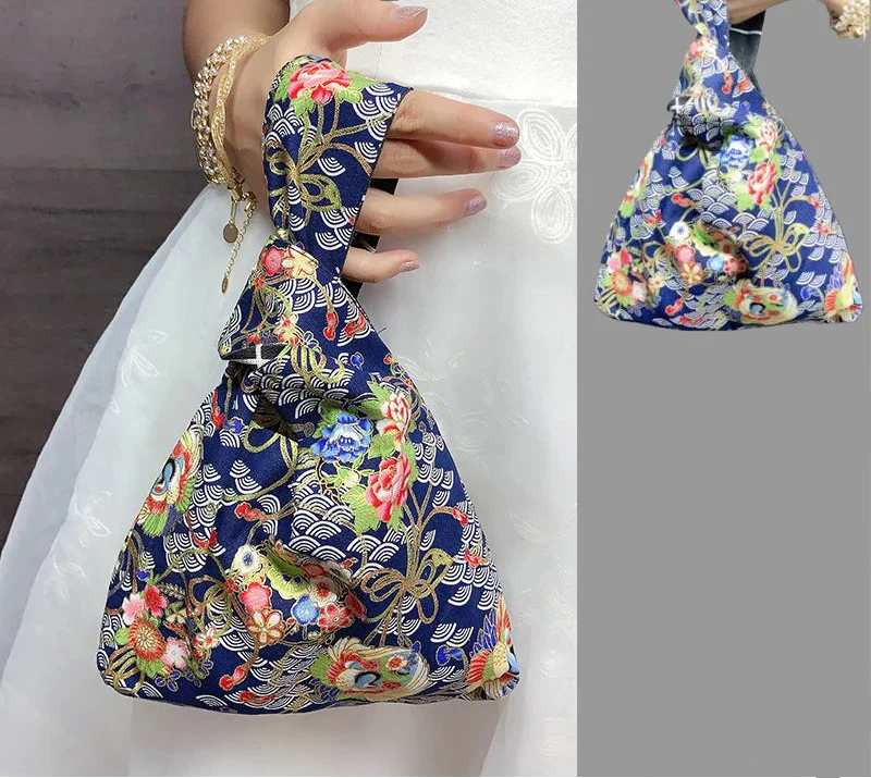 Sac de Poignet Bleu Vague - Image 2