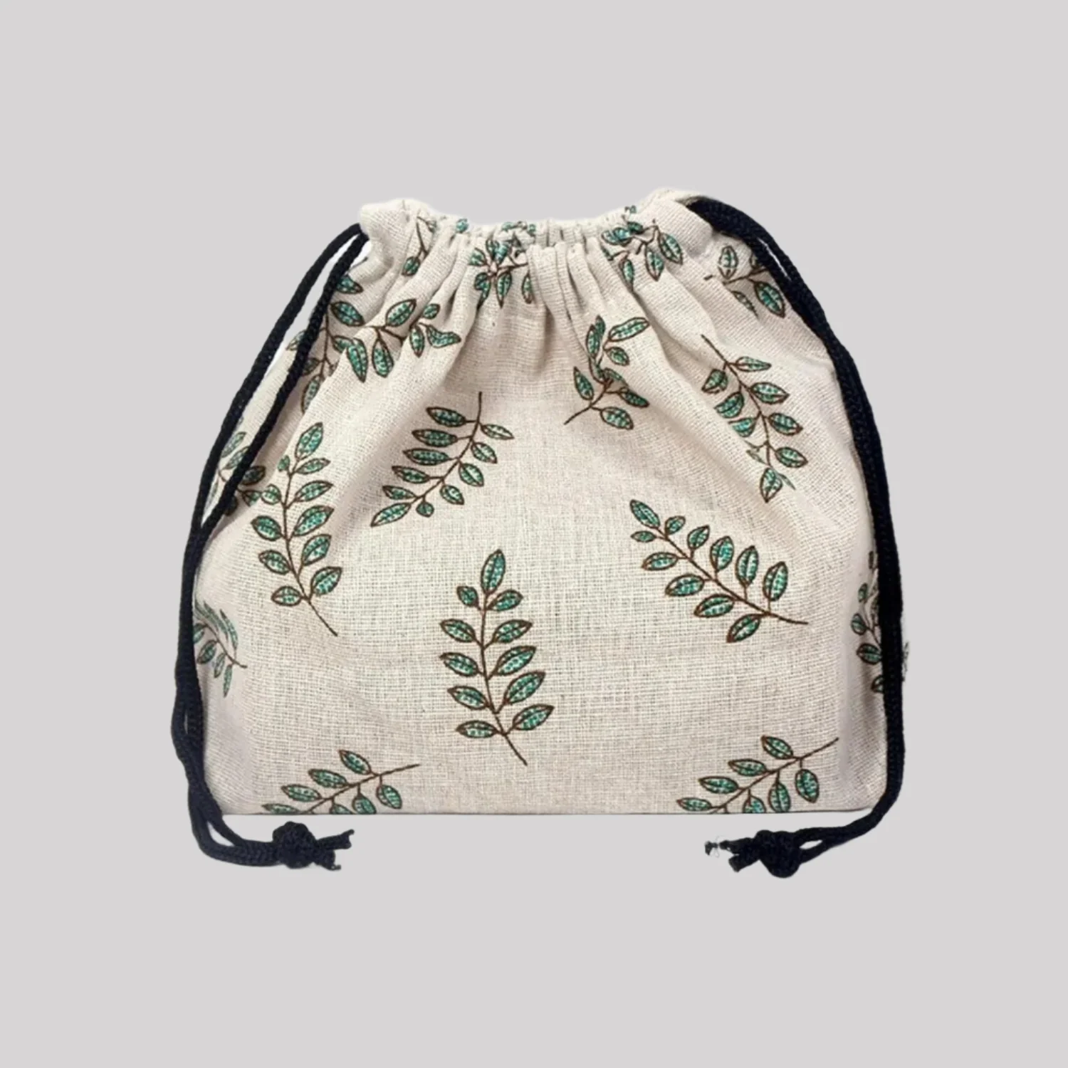 Sac rangement boîte bento beige - Image 3