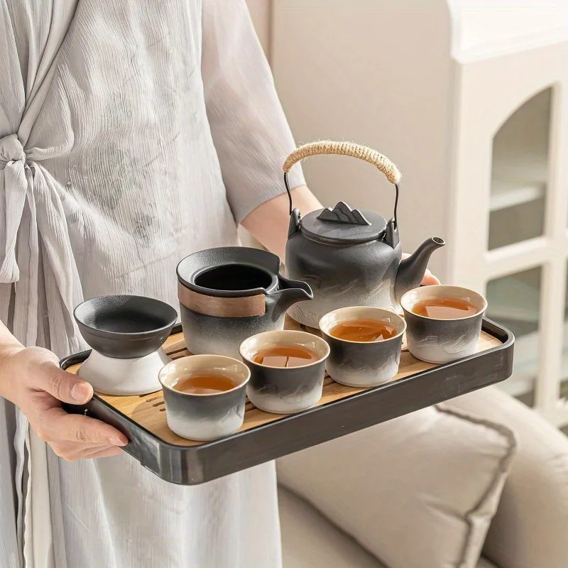 Service à Thé Japonais Céramique - Image 3