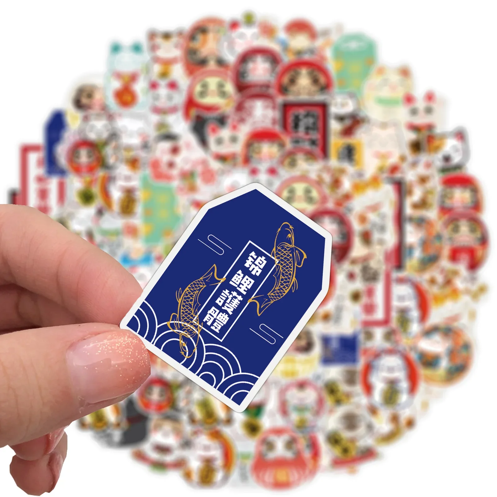 Stickers Chat Porte-Bonheur Japonais - Image 3