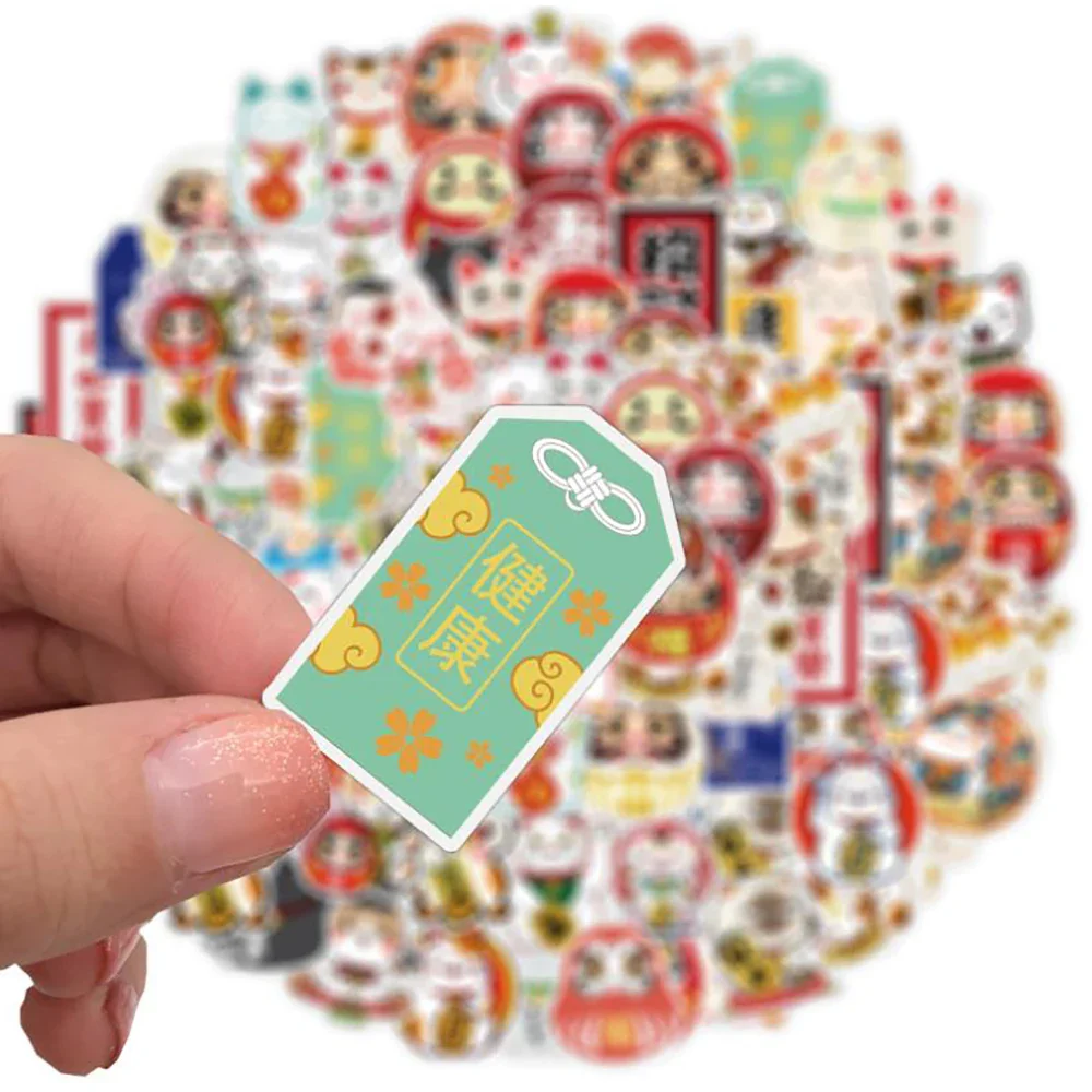 Stickers Chat Porte-Bonheur Japonais - Image 4