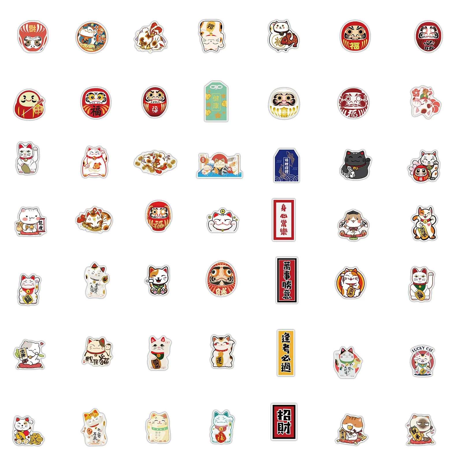 Stickers Chat Porte-Bonheur Japonais - Image 5