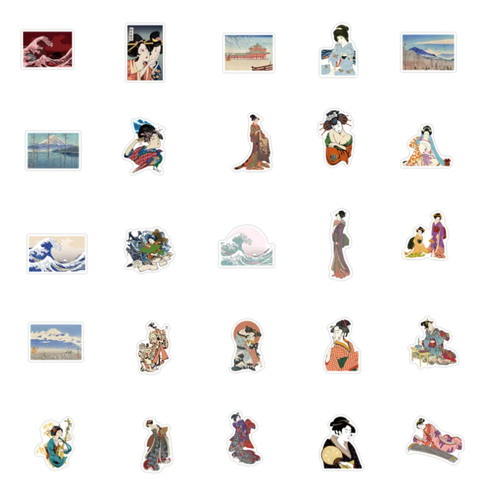 Stickers japonais Ukiyo-e - Image 6