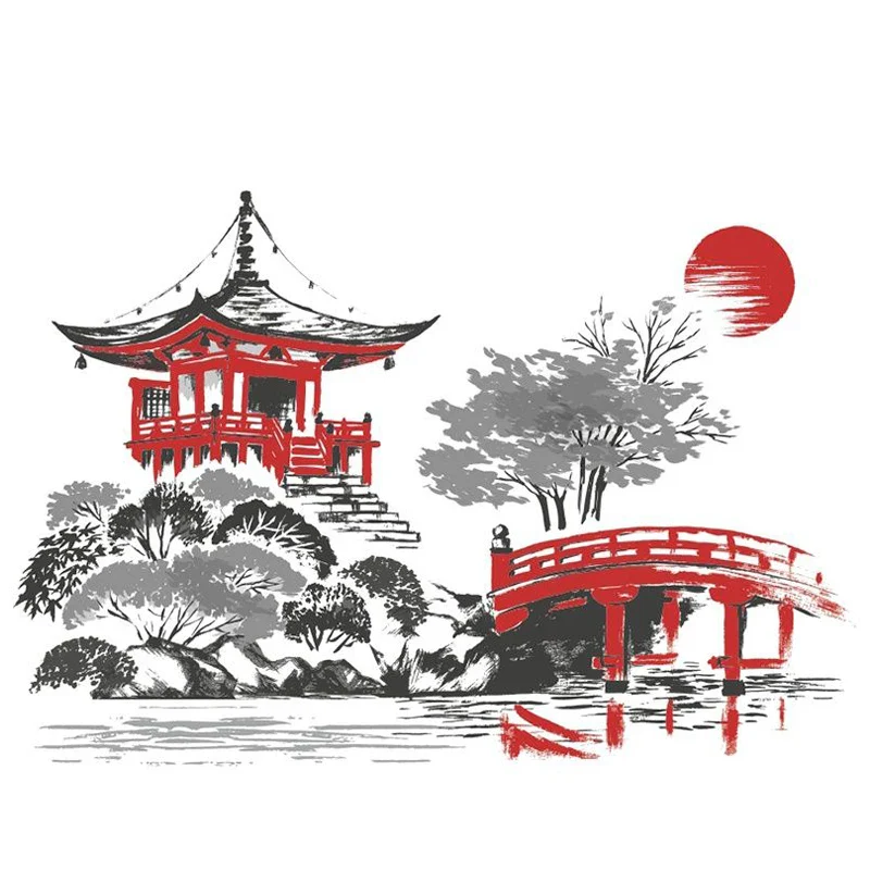 Stickers muraux art japonais - Image 10