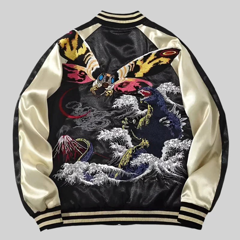 Sukajan Motif Godzilla X Mothra - Image 5