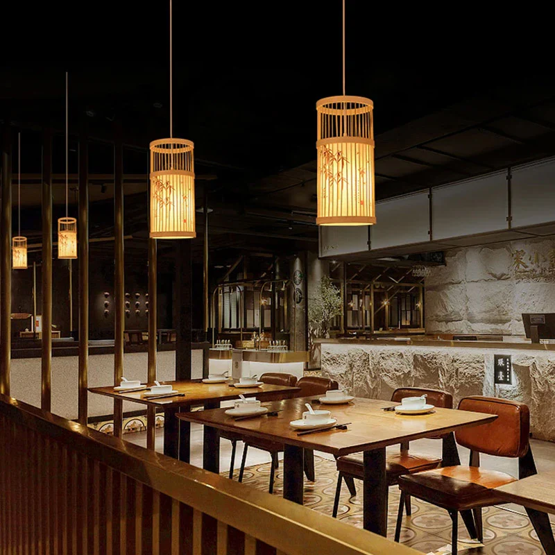 Suspension Japonaise Bambou Design - Image 3