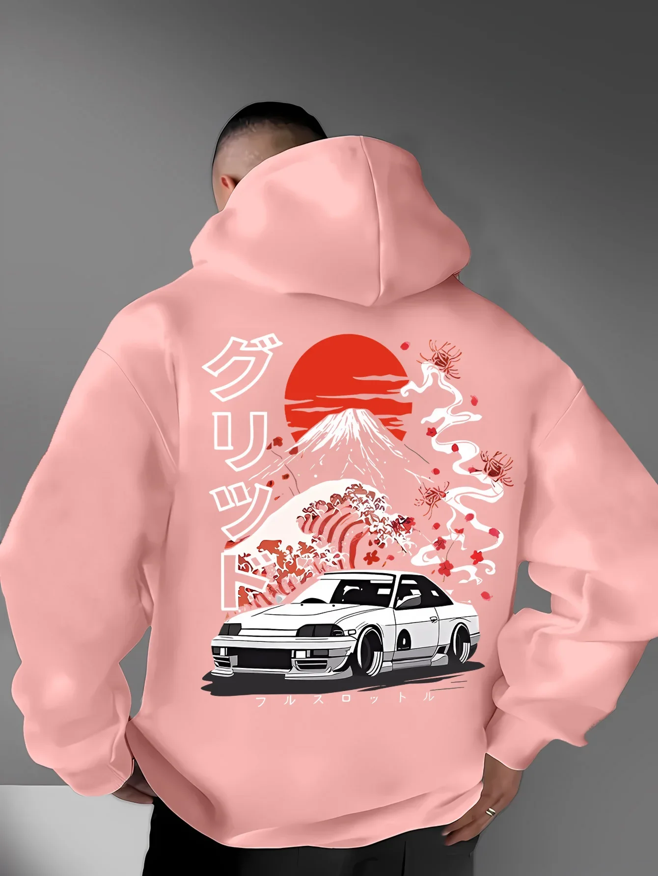 Sweat à Capuche Motif Japonais - Image 6
