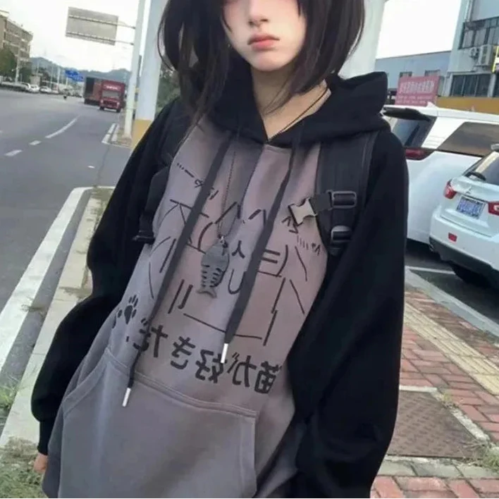 Sweat Japonais Femme à Capuche Design - Image 2