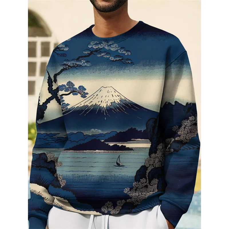 Sweat Japonais Mont Fuji