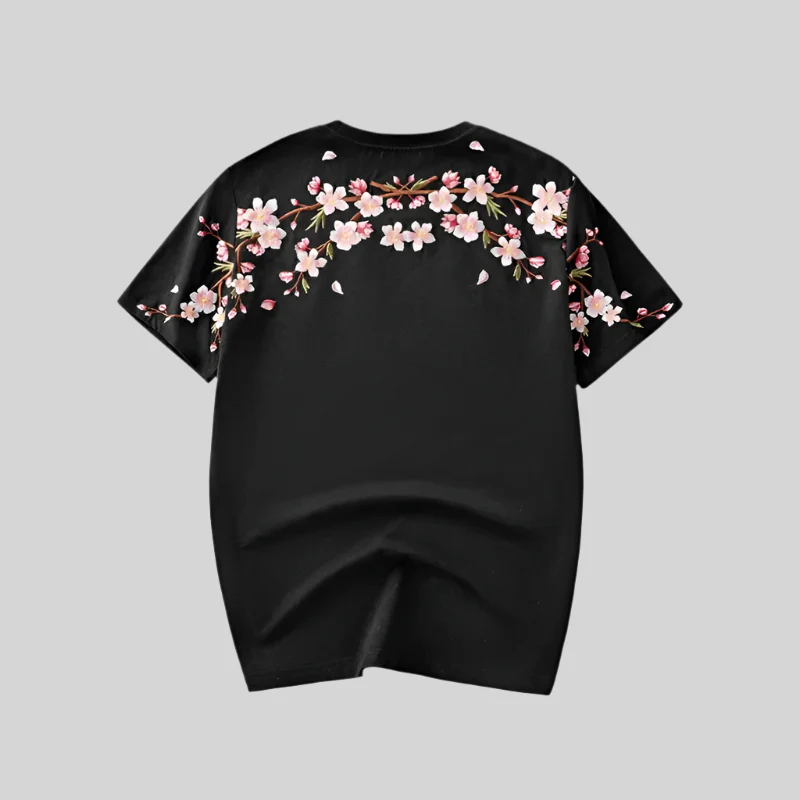 T-shirt japonais brodé - Image 4
