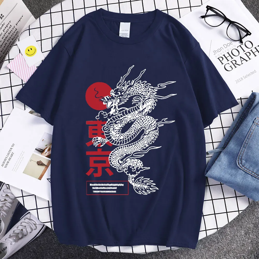 T-Shirt Japonais Dragon Tendance - Image 10