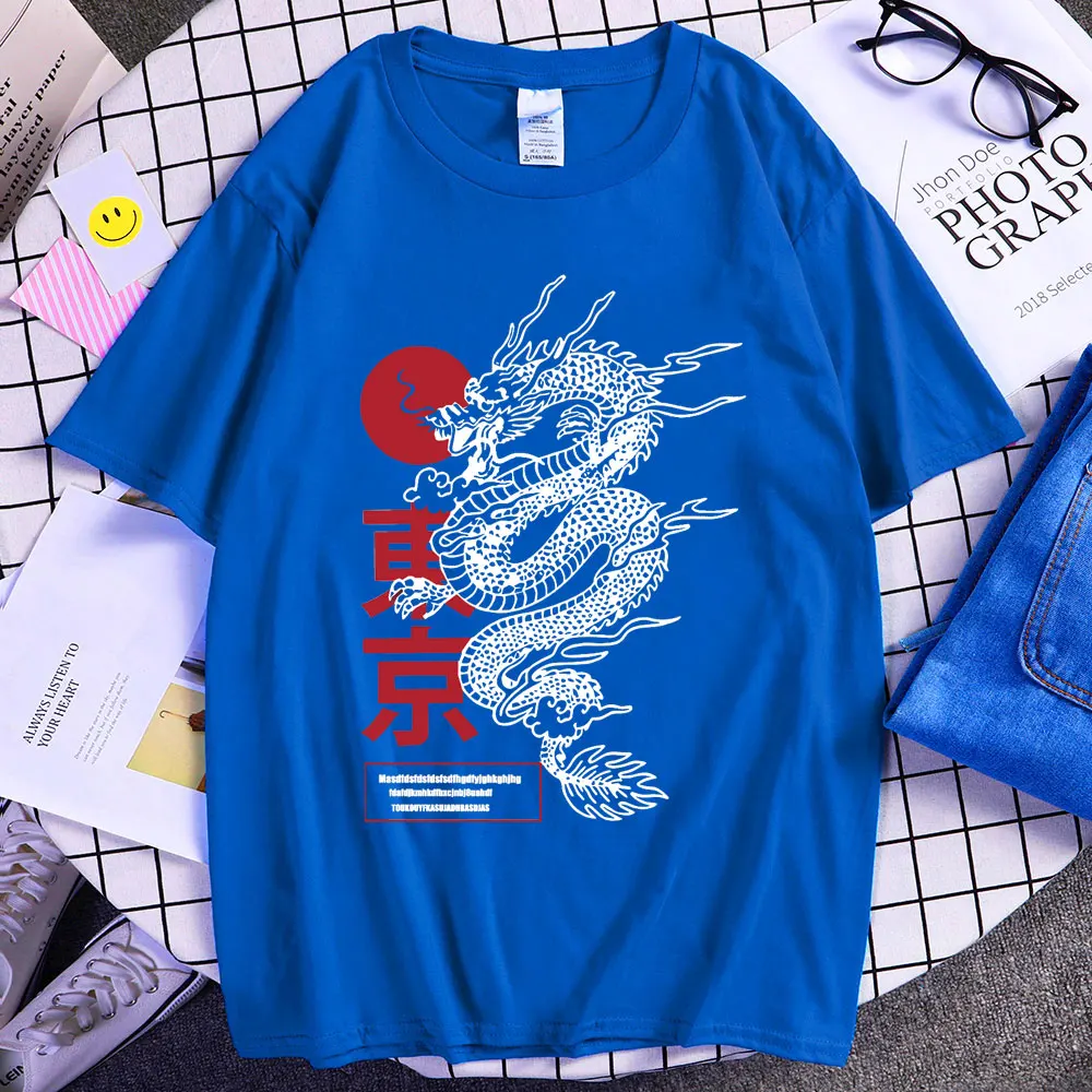 T-Shirt Japonais Dragon Tendance - Image 6