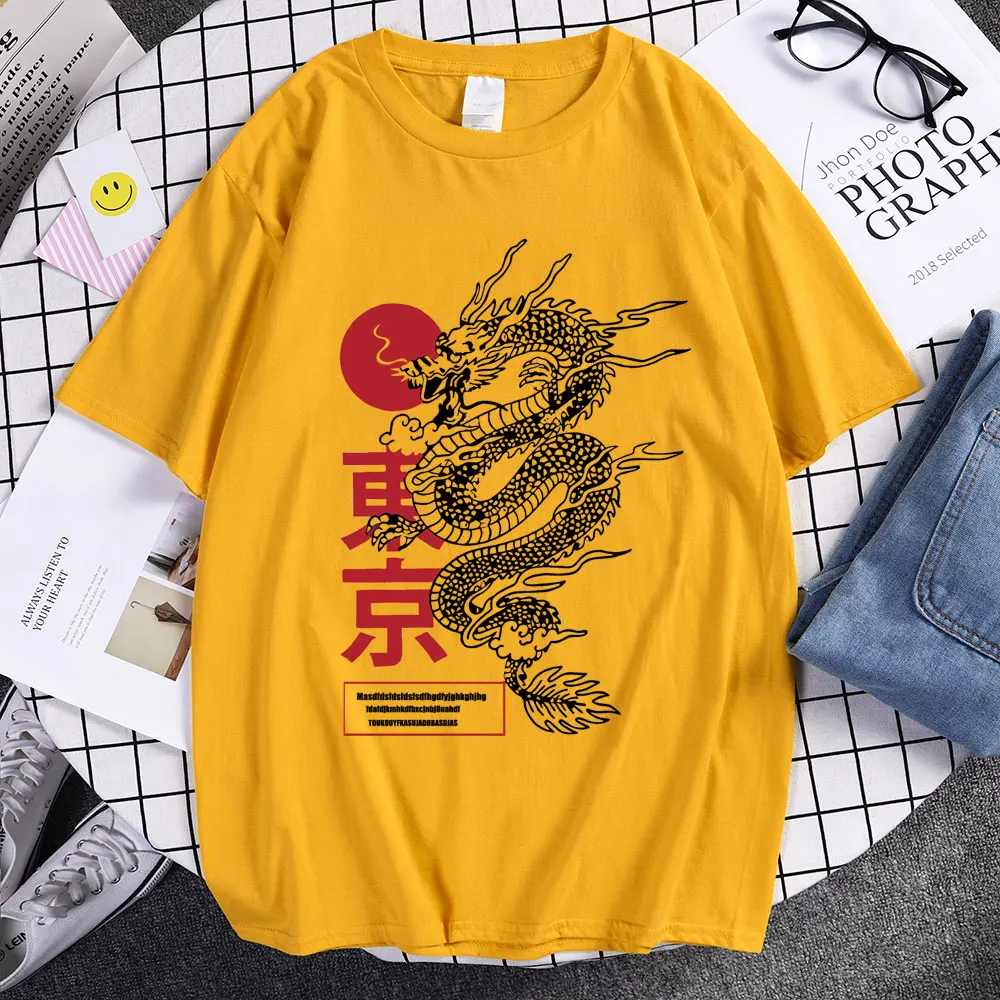 T-Shirt Japonais Dragon Tendance - Image 7