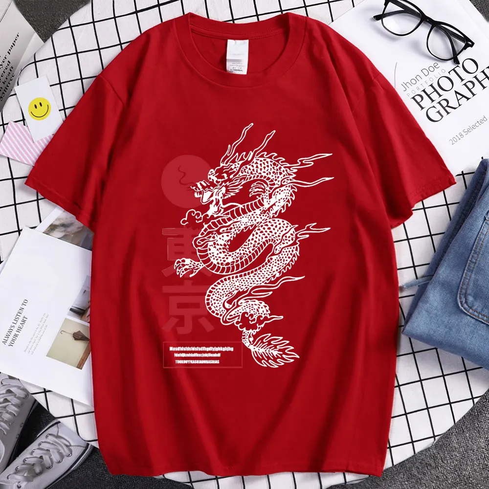 T-Shirt Japonais Dragon Tendance - Image 9