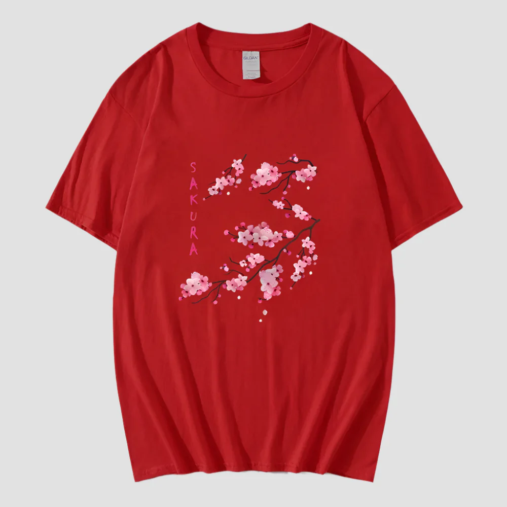 T-shirt Japonais Fleurs de Sakura - Image 4