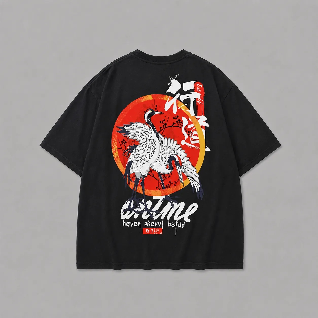 T-shirt Japonais Hip Hop Grue