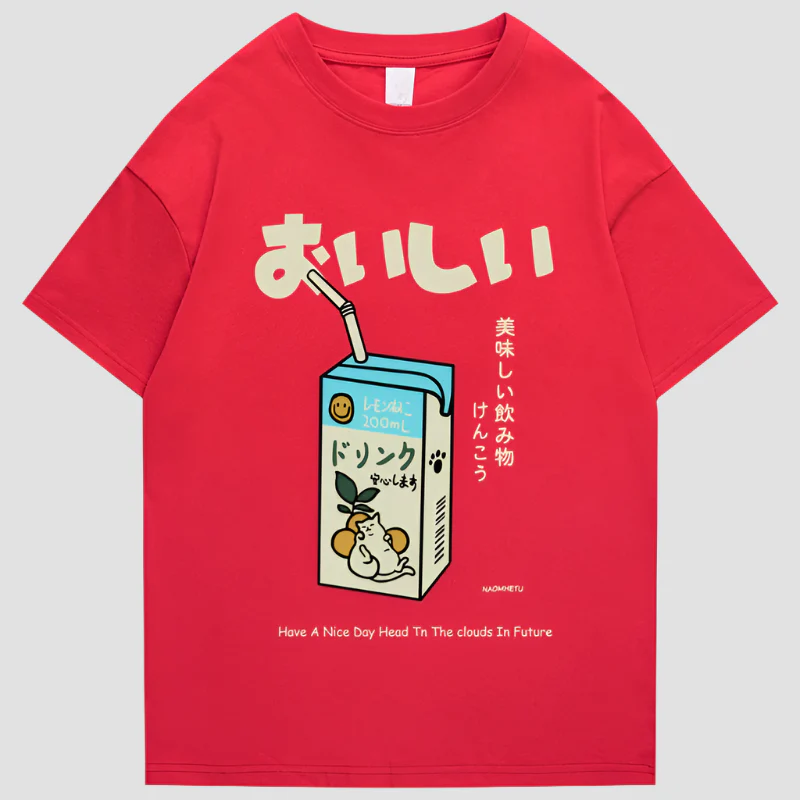 T-shirt Japonais Milk - Image 2