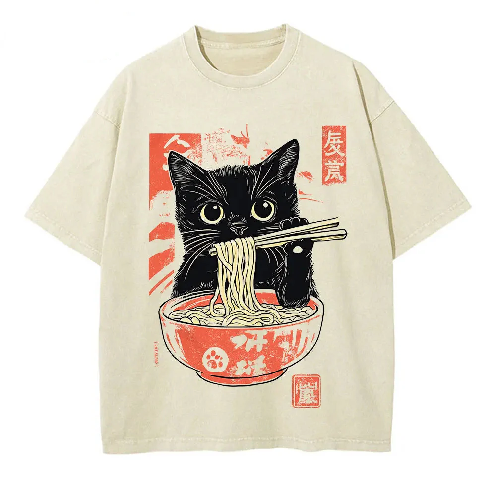 T-shirt Japonais Nouilles Ramen - Image 2