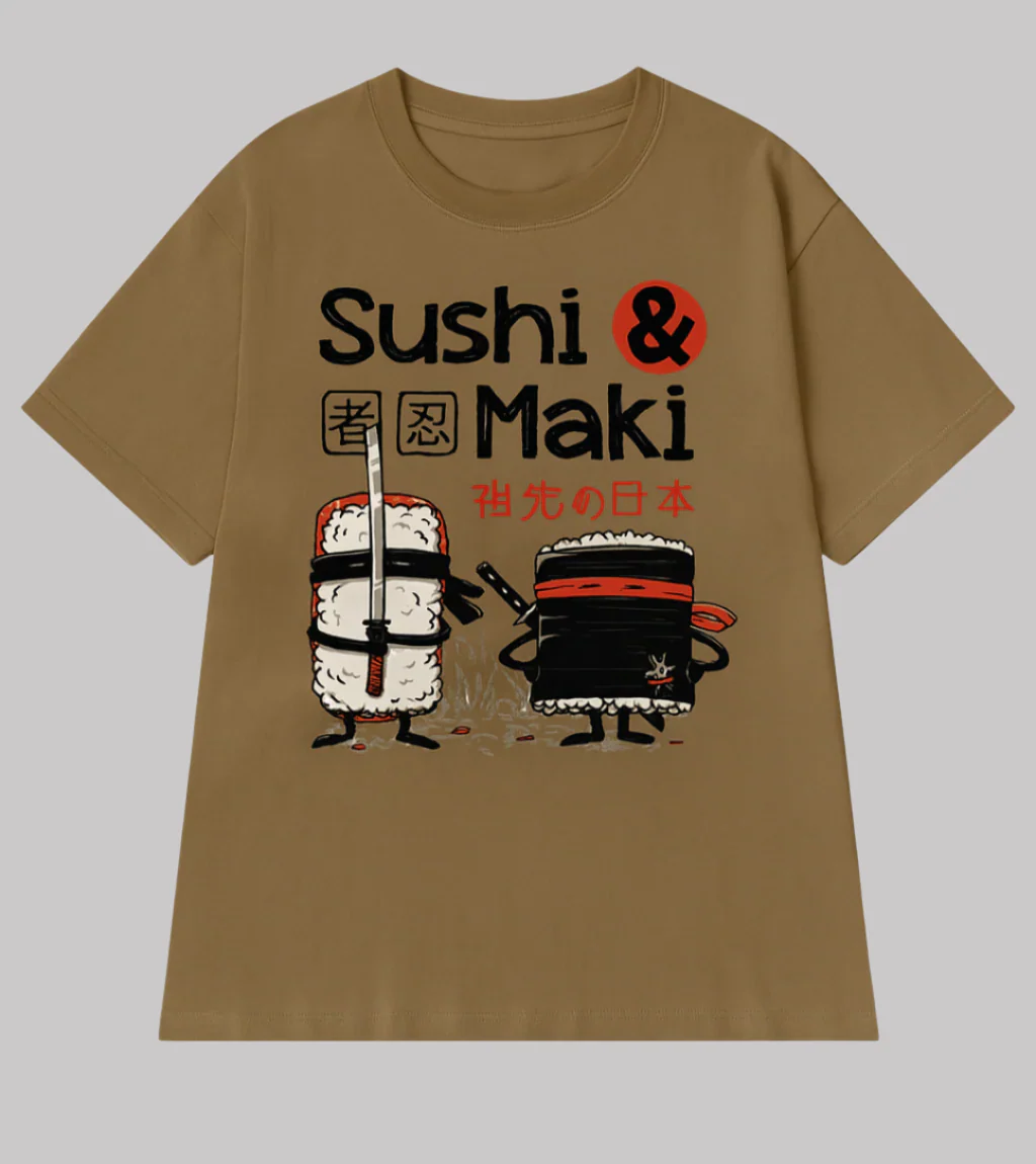 T-shirt Japonais Sushi & Maki - Image 4