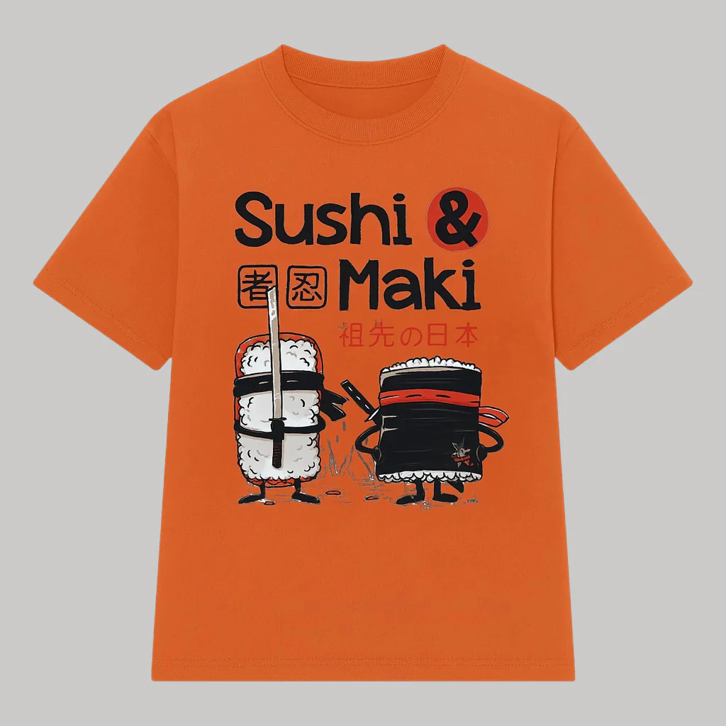 T-shirt Japonais Sushi & Maki - Image 7