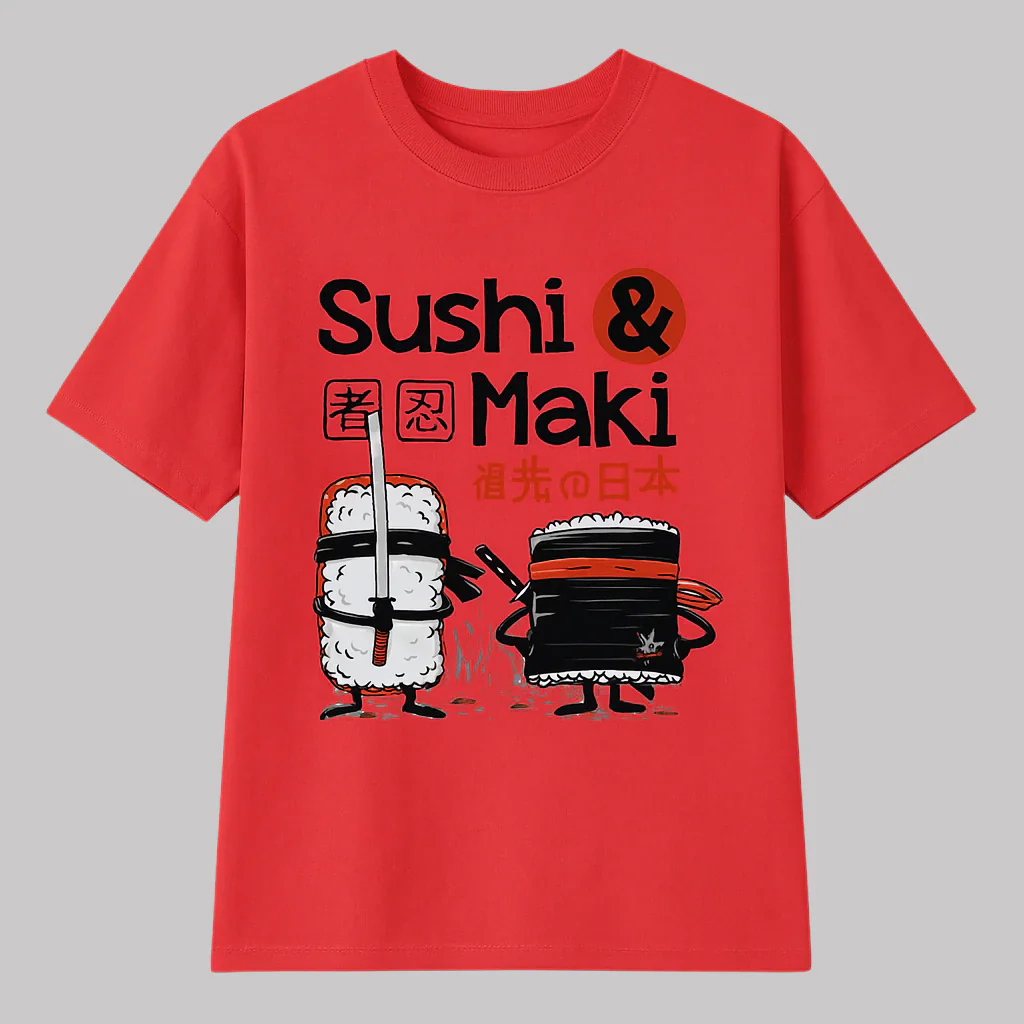 T-shirt Japonais Sushi & Maki - Image 8