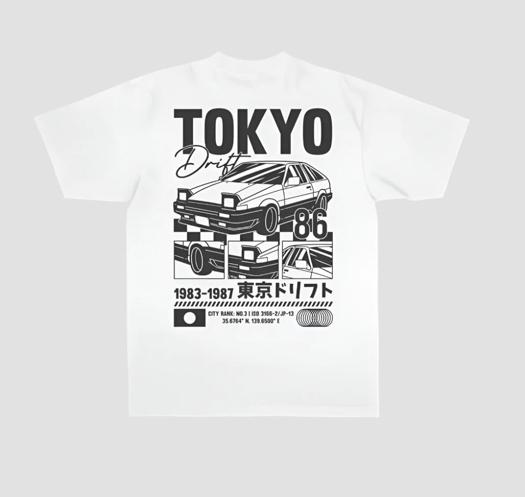 T-Shirt Japonais Tokyo Drift