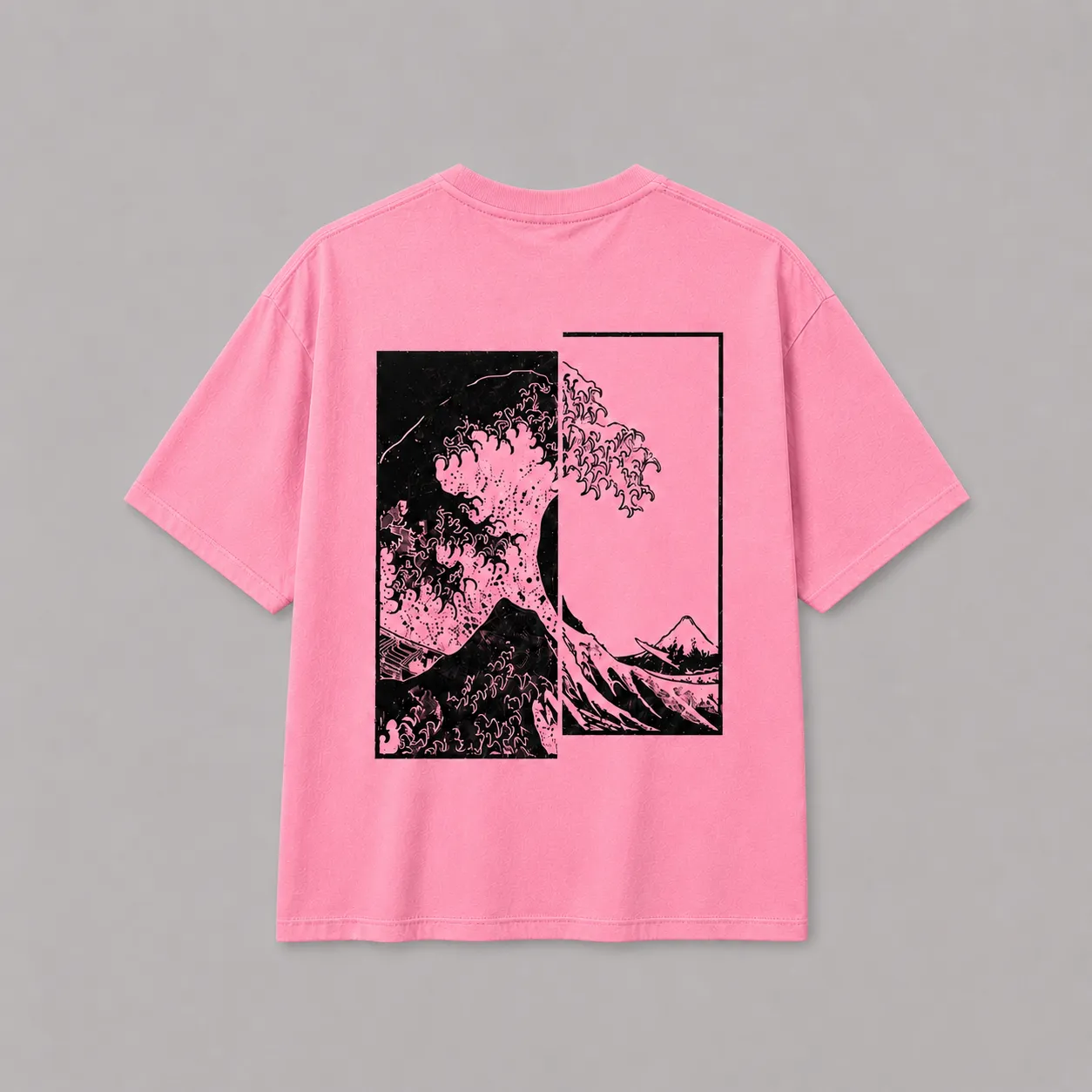 T-shirt Japonais Vague Stylé