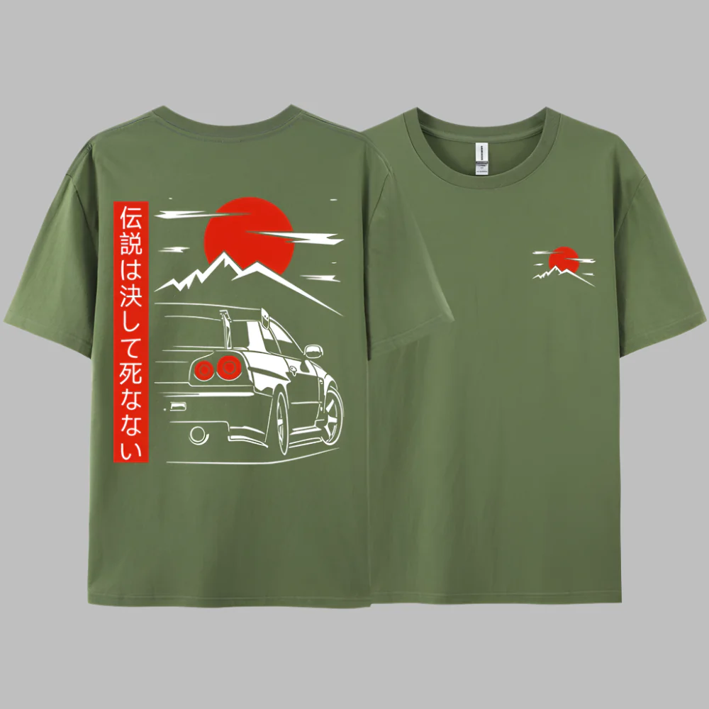 T-shirt Japonais Voiture - Image 3