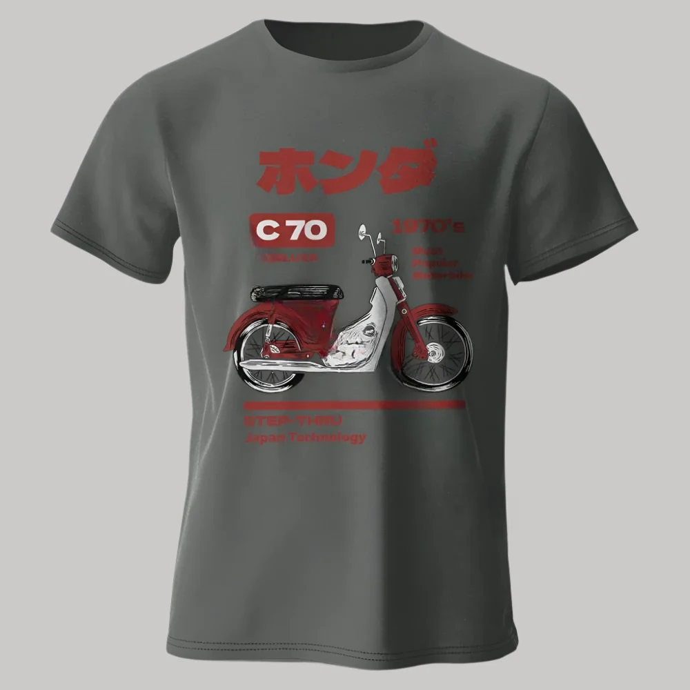 T-shirt Moto Rétro Japonais - Image 6