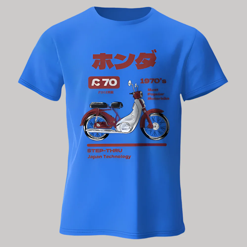 T-shirt Moto Rétro Japonais - Image 8