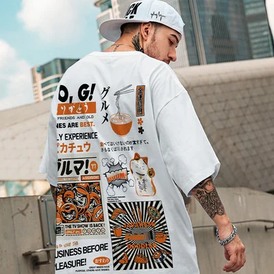 T-shirt Oversize Japonais - Image 3