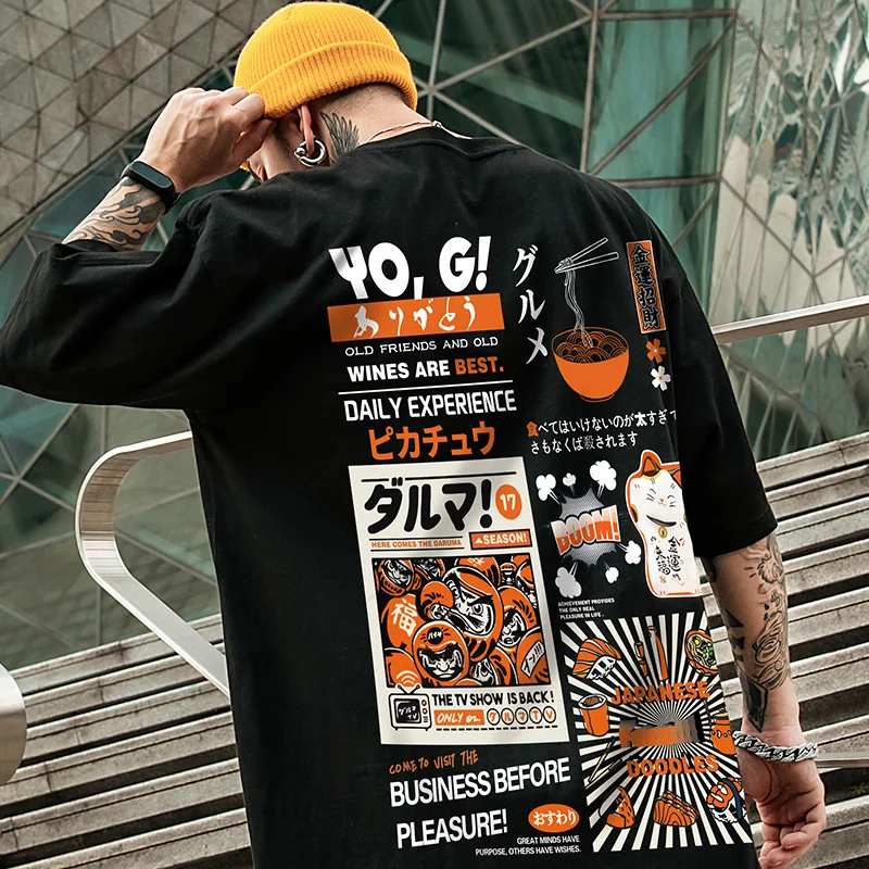 T-shirt Oversize Japonais - Image 5