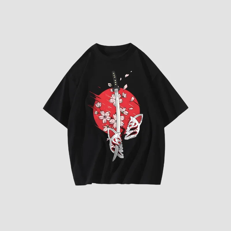 T-shirt Style Japonais Samourai - Image 3