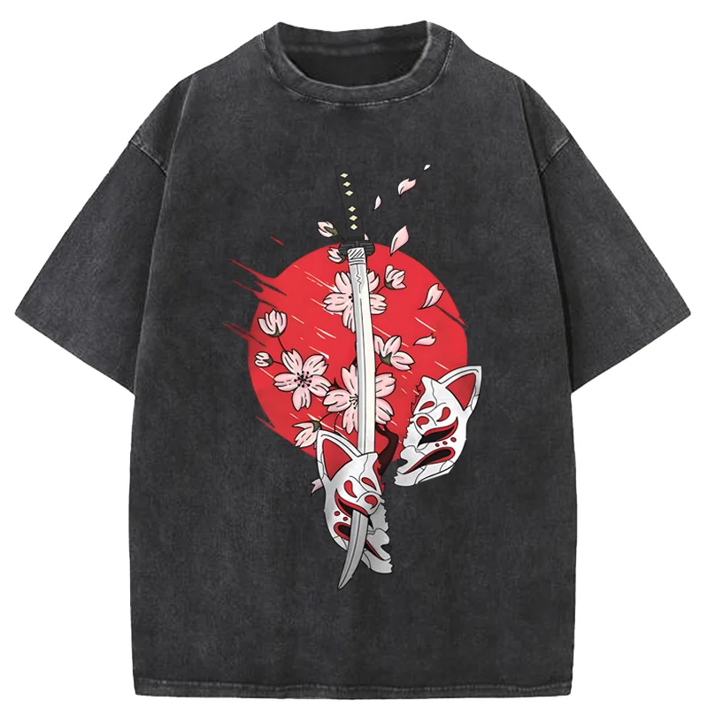 T-shirt Style Japonais Samourai - Image 4