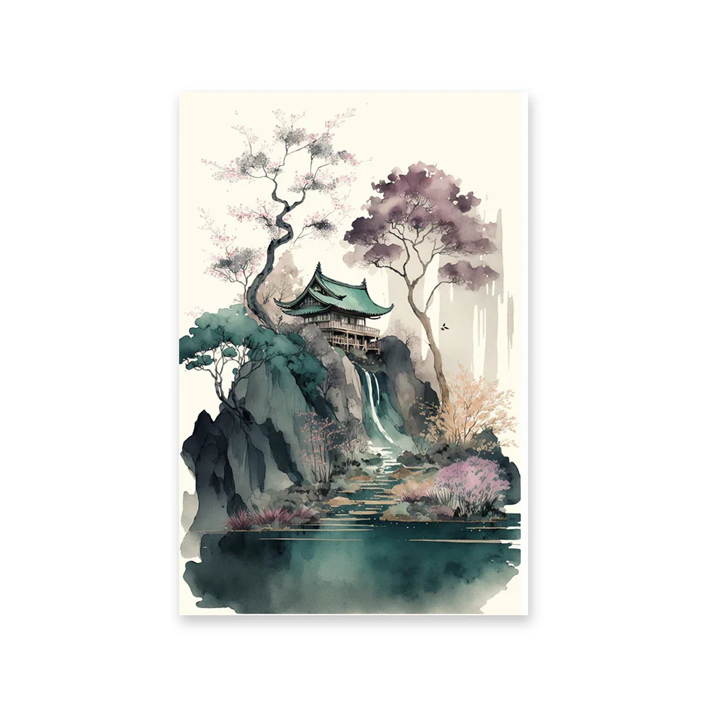 Tableau paysage japonais - Image 2