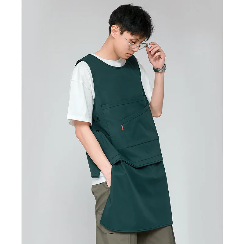 Tablier Japonais Gilet Long Homme