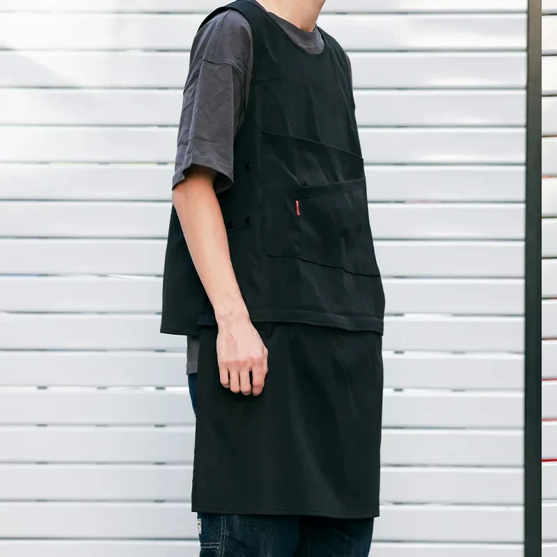 Tablier Japonais Gilet Long Homme - Image 3
